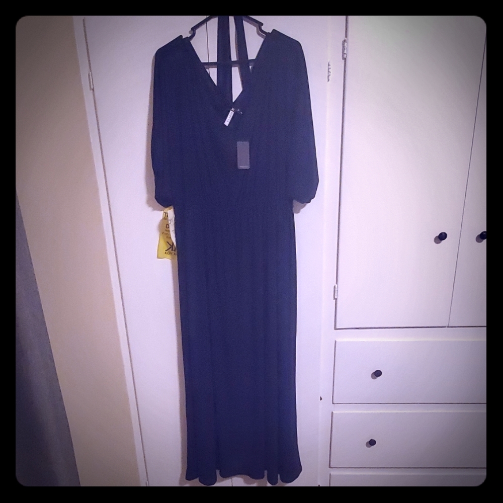 Koh Koh Navy Blue Maxi Dress.